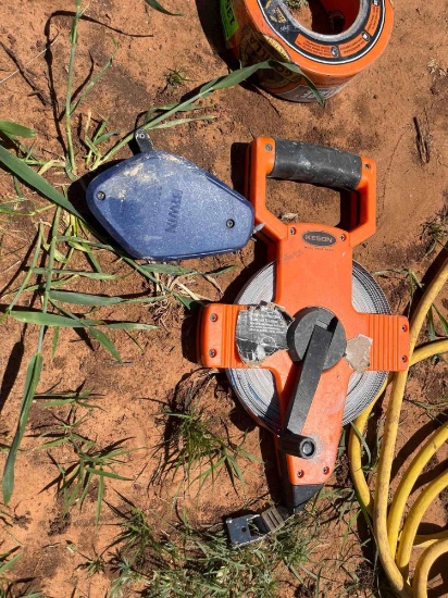 I- 100ft tap measures and chalk line