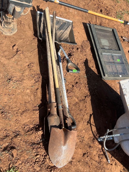 k post hole diggers, shovels