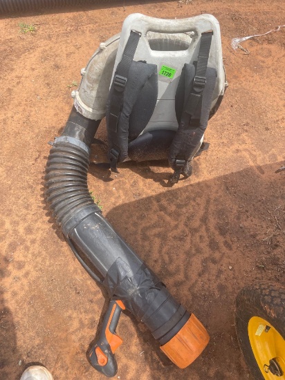 L- Stihl gasoline backpack blower