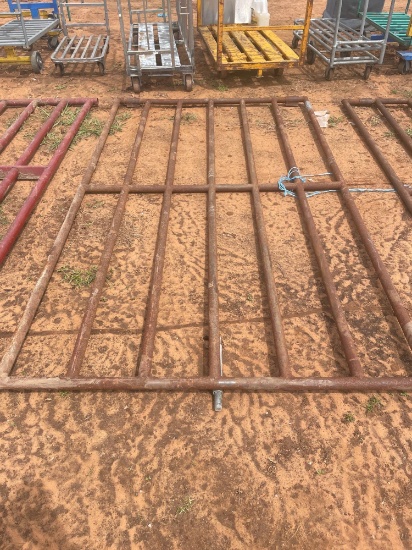 L heavy duty gate 2 inch pipe 9 ft x 5ft