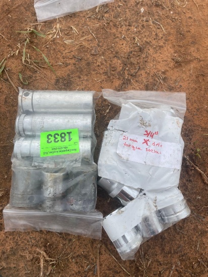 L - 19mm 3/4in sockets; 21mm 3/4 in drive tongue sockets