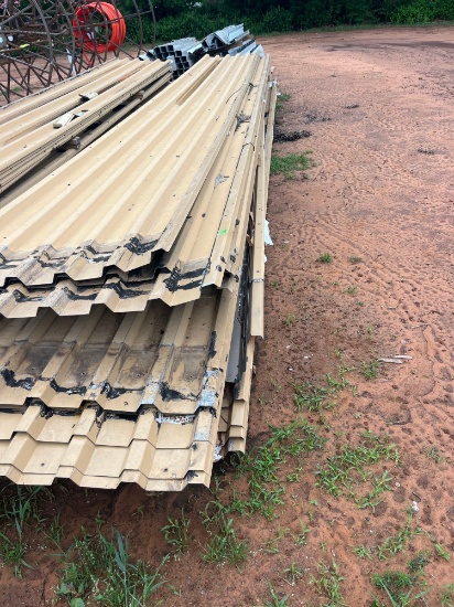 F- used stack of sheet metal