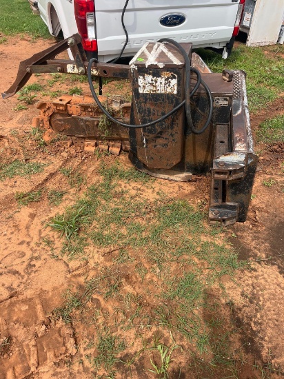 F- skid steer trencher