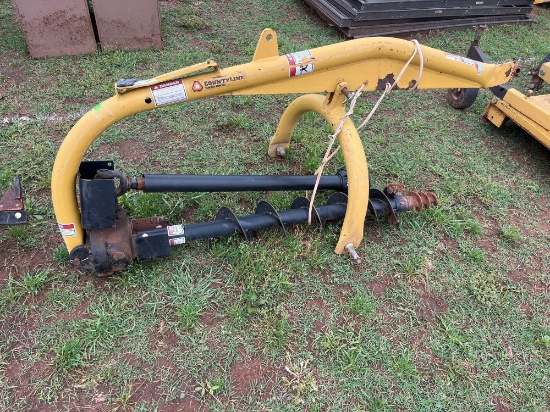 F- Countyline 3 point post hole digger
