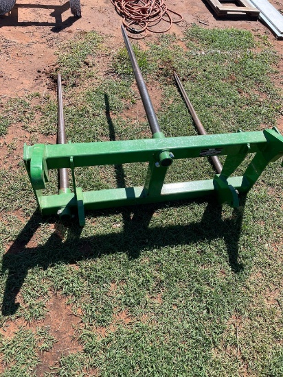 F - John Deer bale fork front end loader