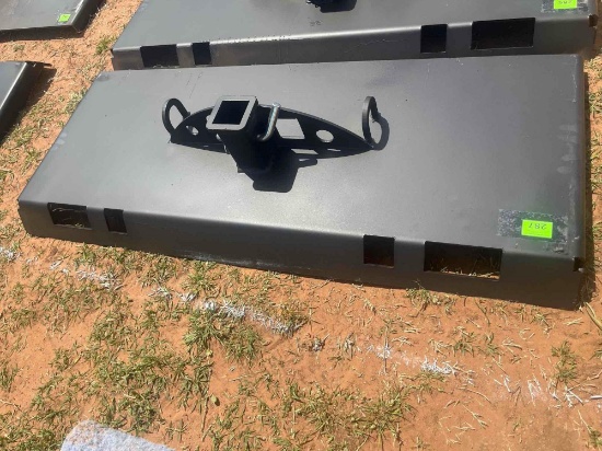 F - skid steer plate w/ trailer hitch