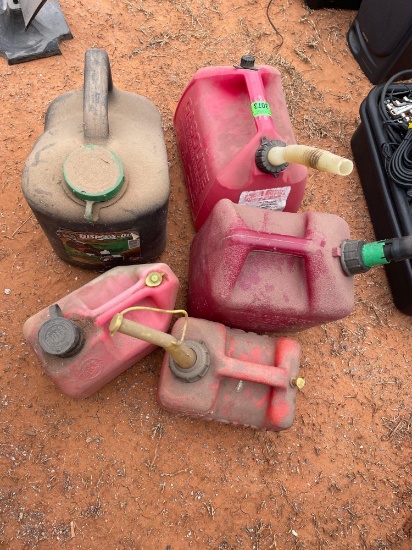 P - various gas cans