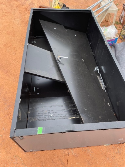 P - metal cabinet closet