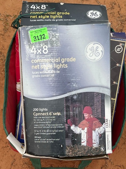 Q Christmas lights, tree skirt and other miscellaneous Christmas items