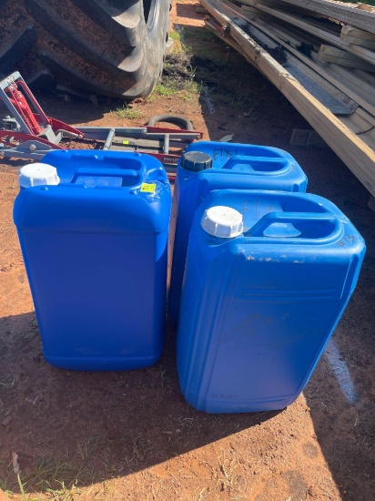 G- plastic water containers