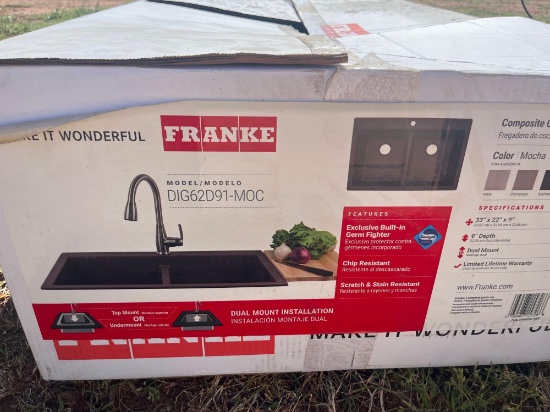 H kitchen sink 33 x 22 x 9