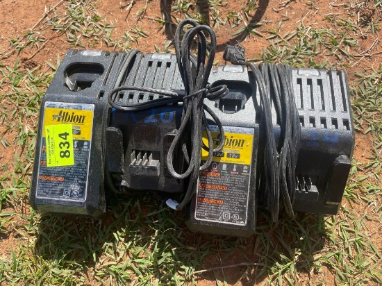 H - Albion 12V and 18V battery chargers