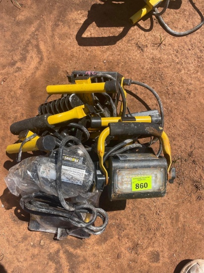H - 4 small work lights