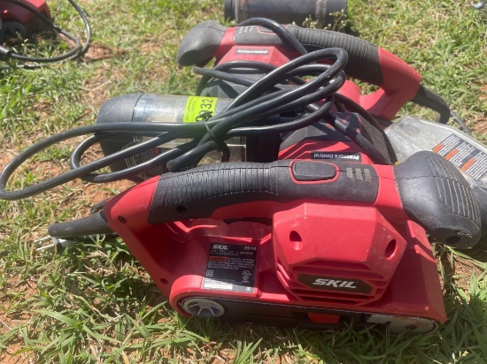 I - Skil 3inX18in variable speed belt sander