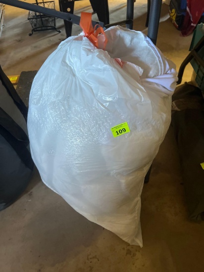 Bag of pillow stuffing