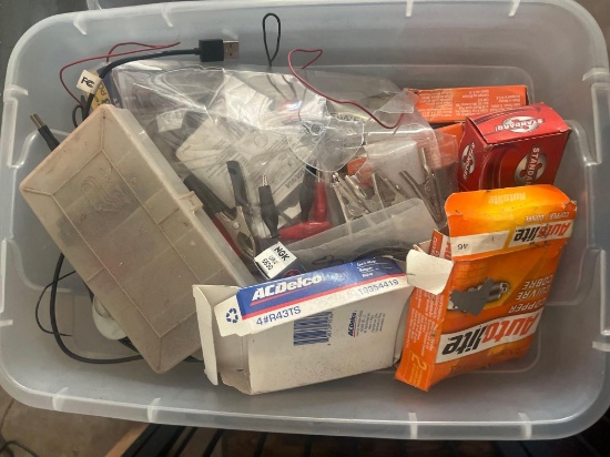 Alligator clamps, spark plugs and more