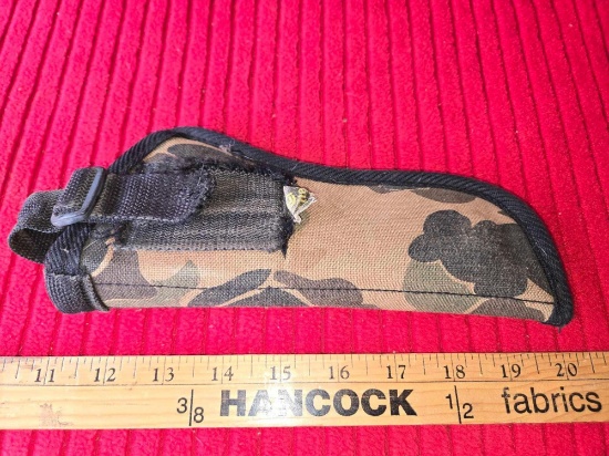 Woodland Camouflage, Allen Long Barrel Pistol Holster.