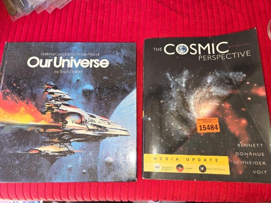 2 Books on The Universe and Cosmic Perspective. Both one Money.