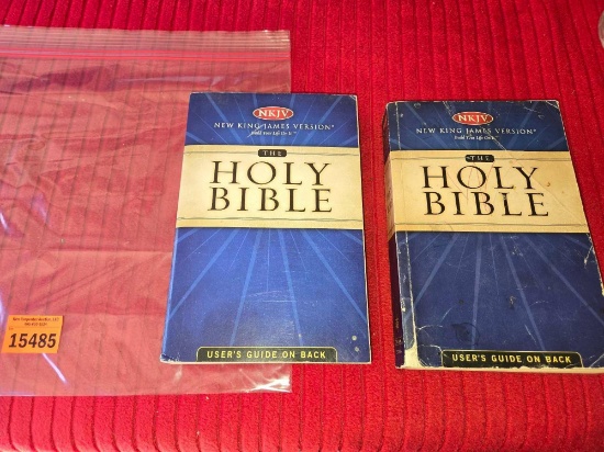 2 NKJV Holy Bibles. Both one Money.