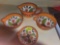 Tracy Hudson, Set of 4, Hand Painted Nesting Bowls.