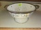 Vintage, Enamel Ware Collander with Brass Handles.