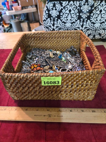 Basket Of Assorted Jewelry. All one Money.