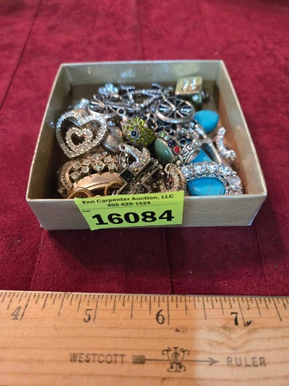 Box of Assorted Jewelry. Mostly Pendants. All one Money.