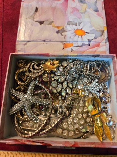 Box of Assorted Jewelry. All one Money.
