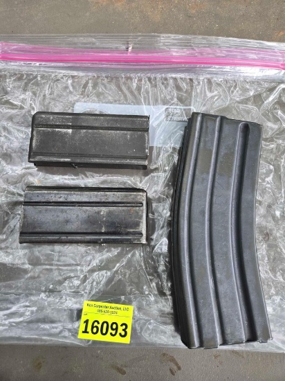 3- Assorted Rifle Clips. All one Money.