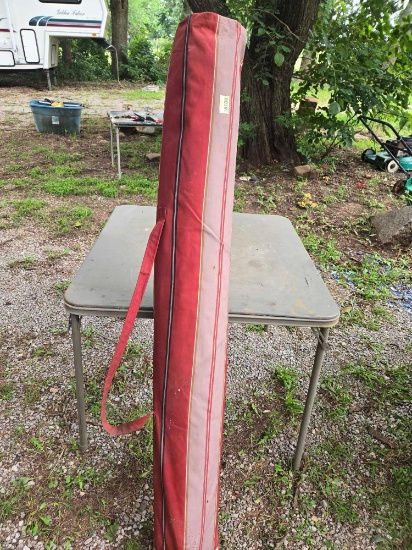 Large Outdoor Patio Umbrella in Carrying Case. Never Used.