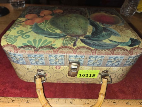 Decorative Suitcase with Assorted Jewelry and Other. All one Money.