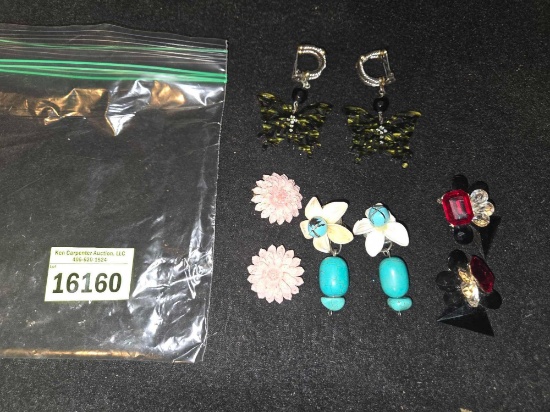 4 Fashion Earring Sets. All one Money. Jewelry.