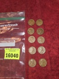 10 Assorted Mints, 1950 Through 1959 Wheat/Lincoln Head Pennies. All one Money. Collectible Coins.