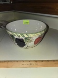 Ornate Fruit/Serving Bowl. Dishwasher and Microwave Safe.