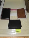 3 Assorted Leather Wallets. All one Money.