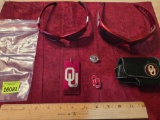 Assorted Oklahoma University Collectible Items. All one Money.