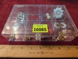 Jewelry Organizer with Assorted Earring Sets.