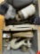Gray hook, hole cutter, miscellaneous nuts, bolts and screws