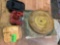 wire brush and rechargeable batteries, plastic shield,