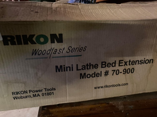 Mini lathe bed extension