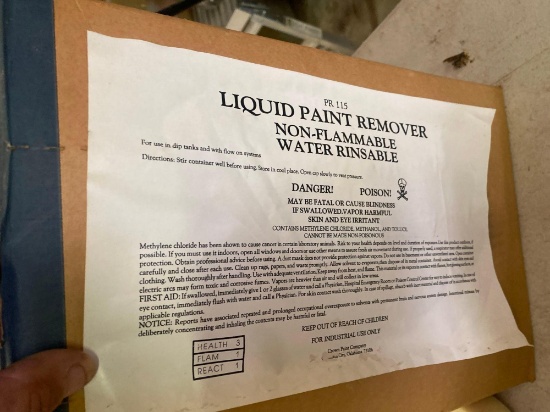 Liquid paint remover