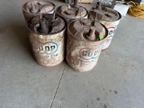 Empty 5 gallon cans