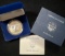 1988 American Silver Eagle Uncirculated Coin $1 w/ Box and COA