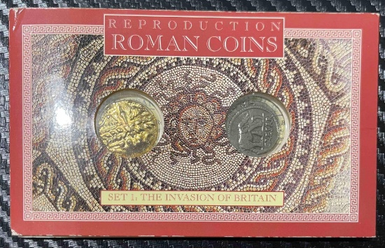 Roman Replica Coin Set 1 - The Invasion of Britain