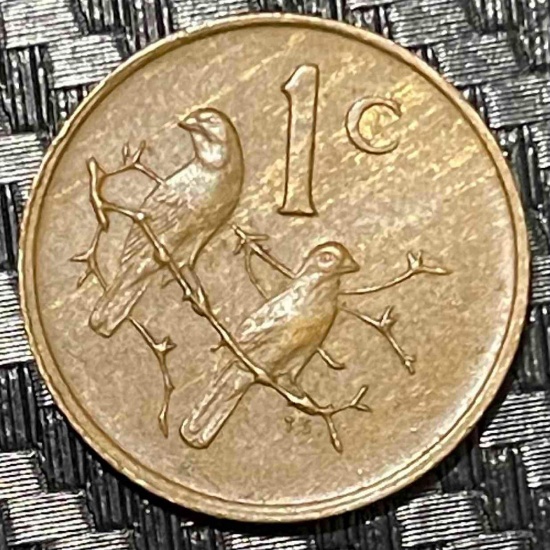 South Africa, 1 Cent, 1975