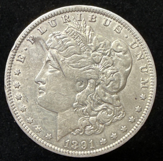 1891-O Morgan Silver Dollar