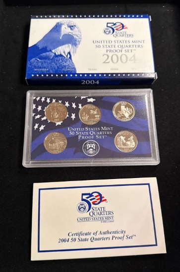 2004-S State Quarter Proof Set