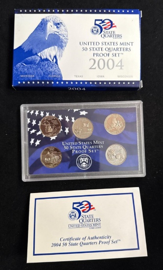 2004-S State Quarter Proof Set
