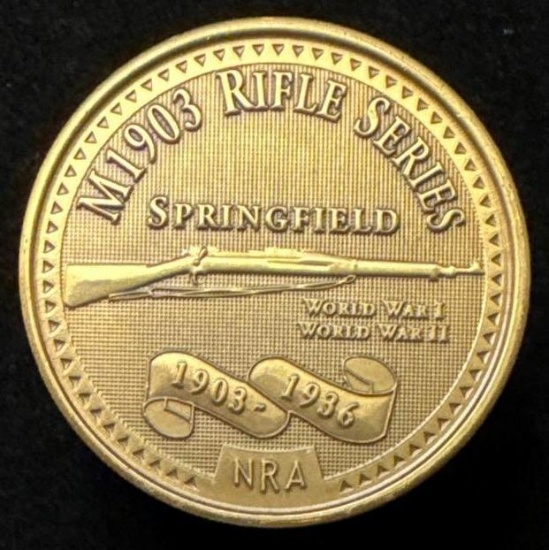 National Rifle Aassociation M1903 Rifle Series Challenge Coin - Springfield
