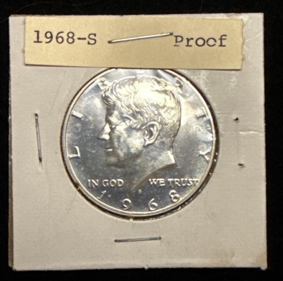 1968-S Kennedy Silver Half Dollar Proof